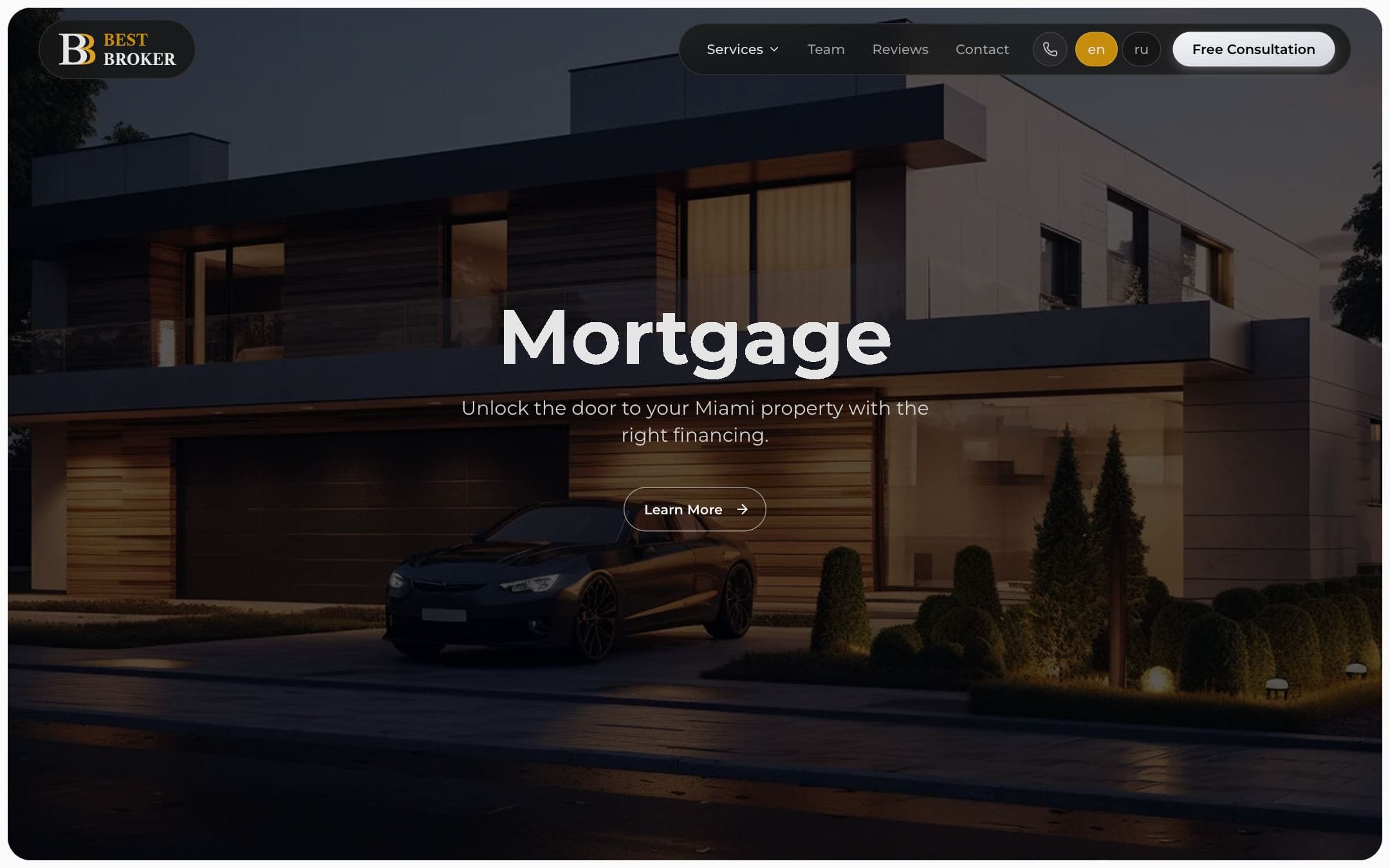 Best Broker Realty — Фінансування