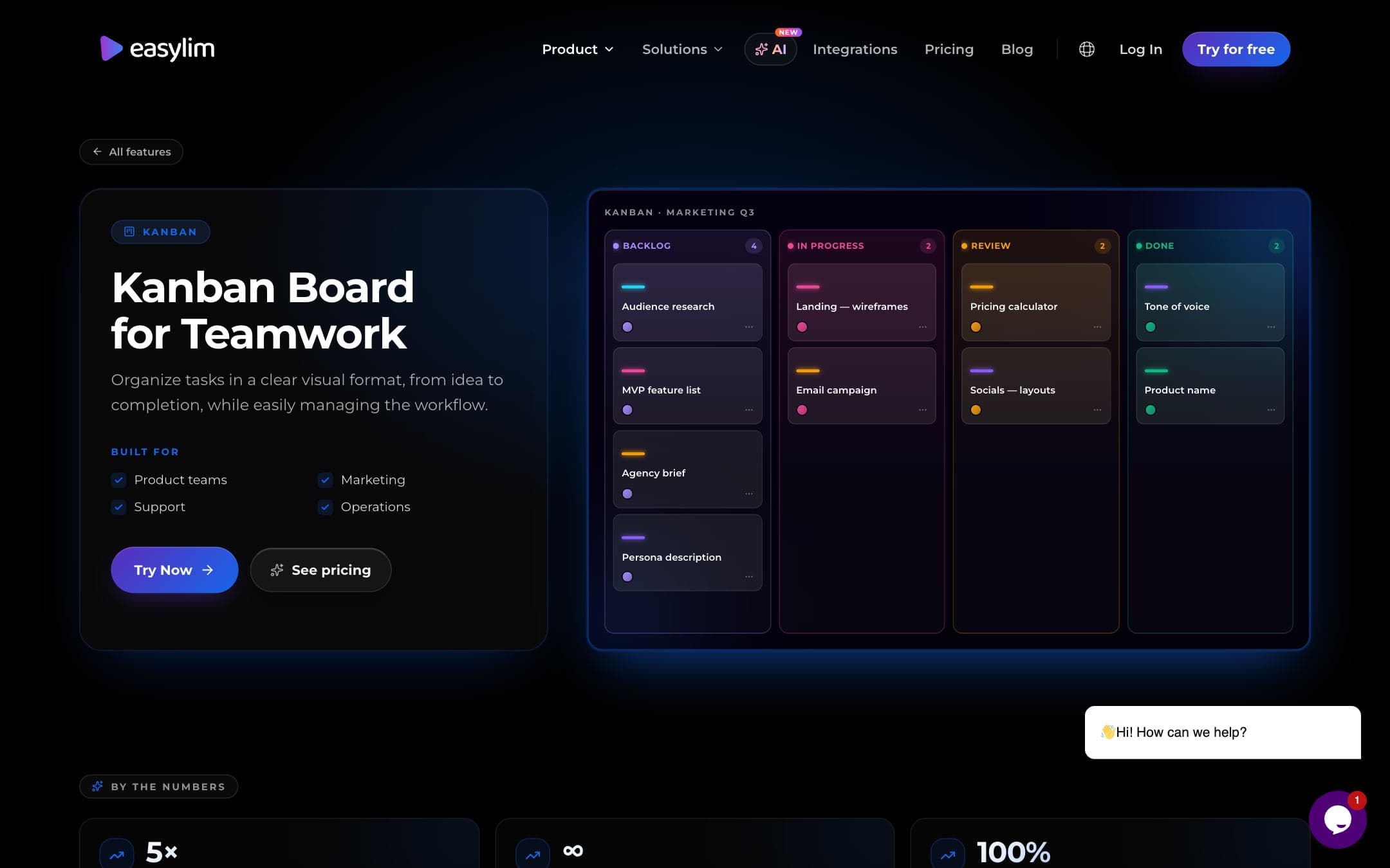 Easylim — Boards and views