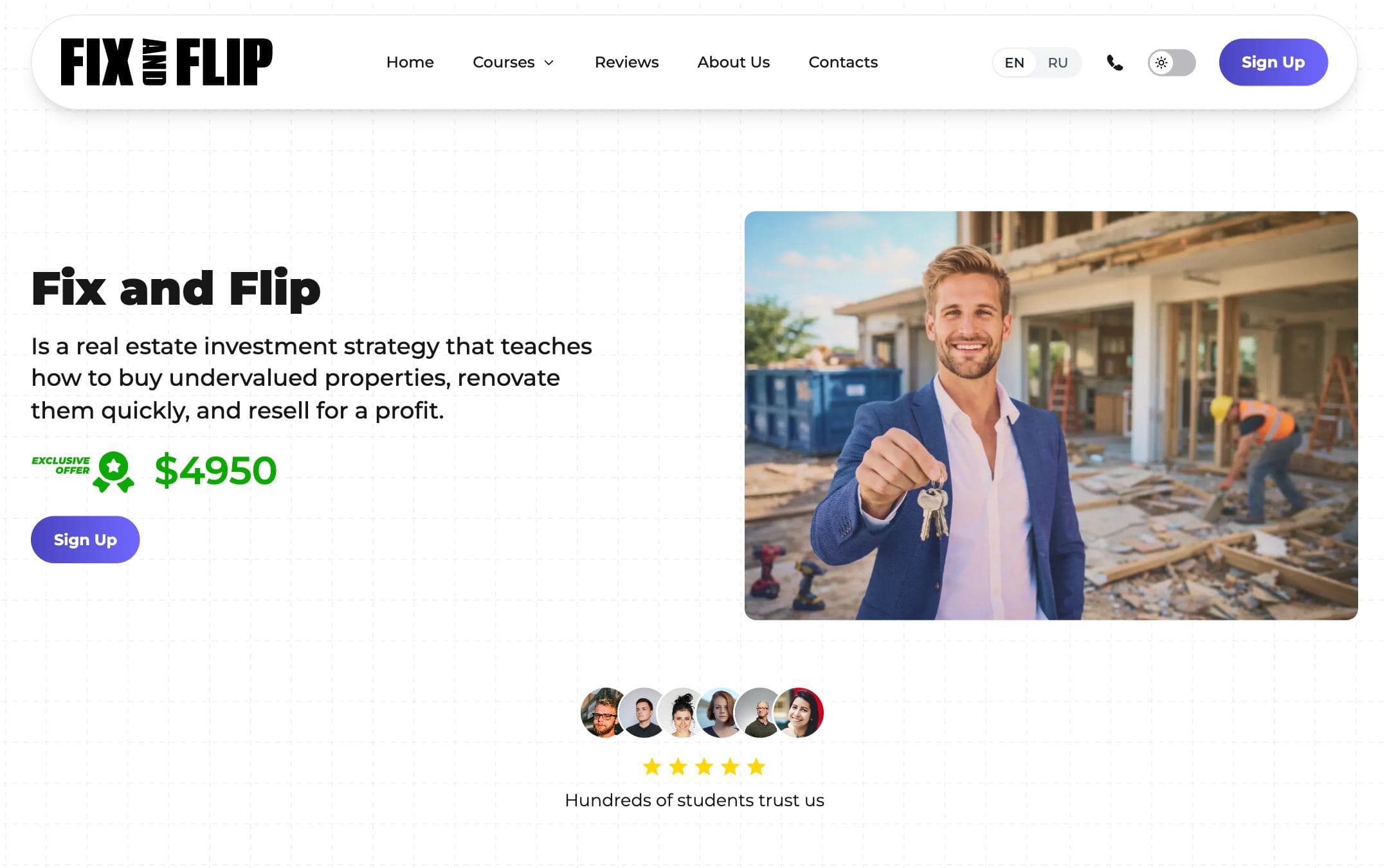 Fix and Flip Pros — The course