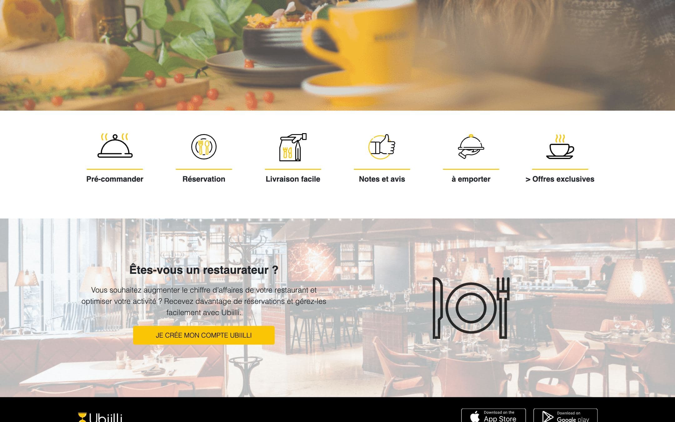 Ubiilli — Five ways to order