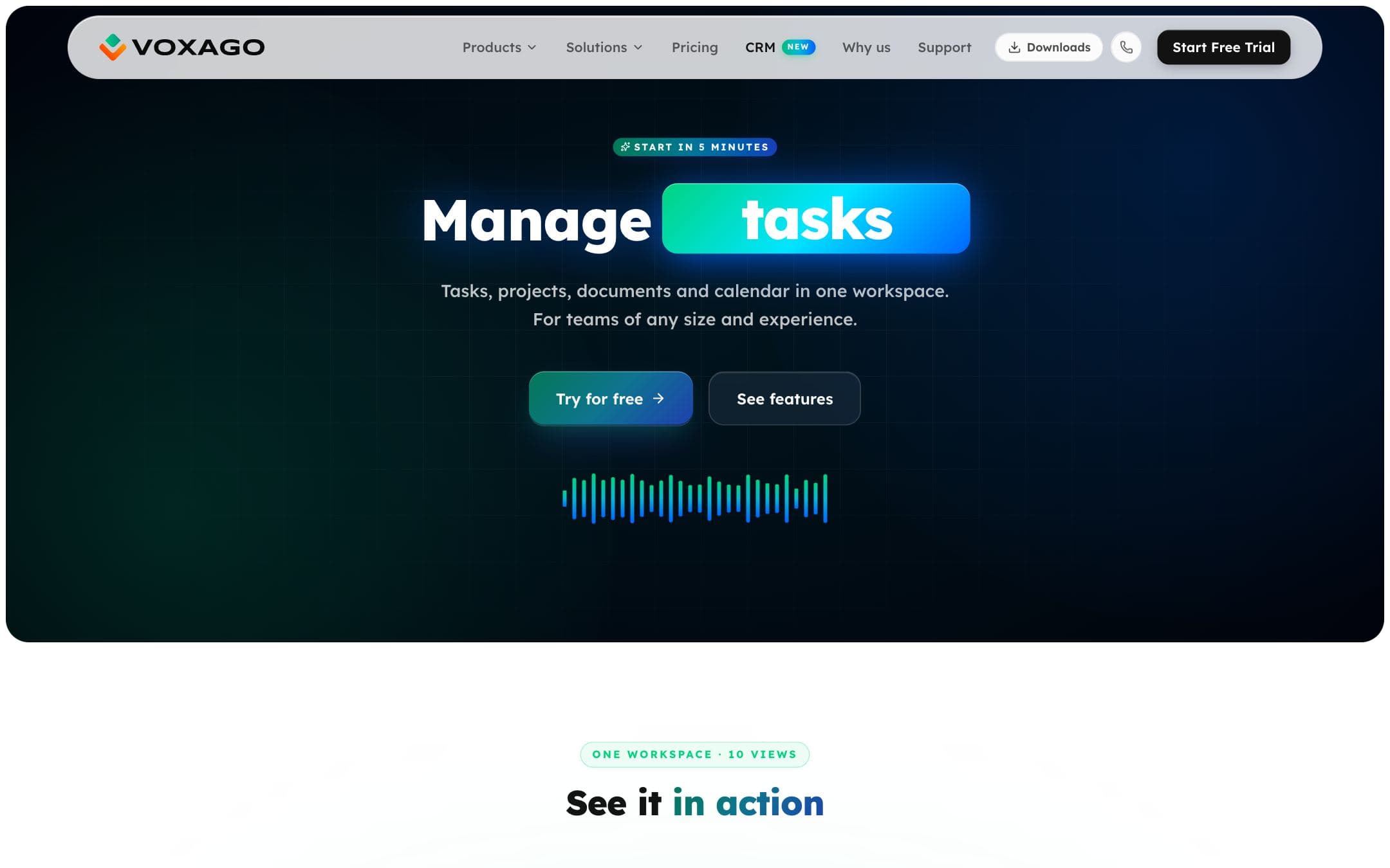 Voxago — CRM and automation